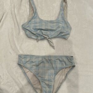 Blue and white checkered Bikini From Stella Cove!!